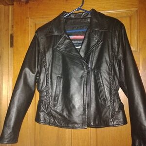 American highways leather coat